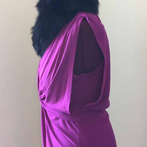 Trendy Fuchsia Midi Dress - Picture 10 of 11